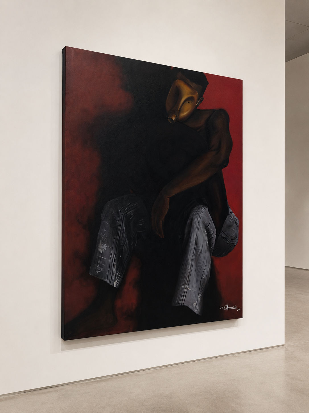 Carry me too — contemporary painting by LH Olanrewaju