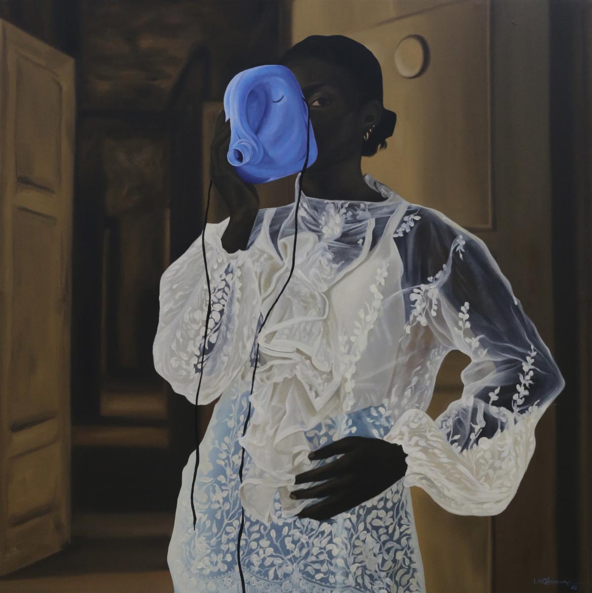 QUIT STRUGGLE — Dona 11, 2025 Oil On Canvas by LH Olanrewaju, 2025