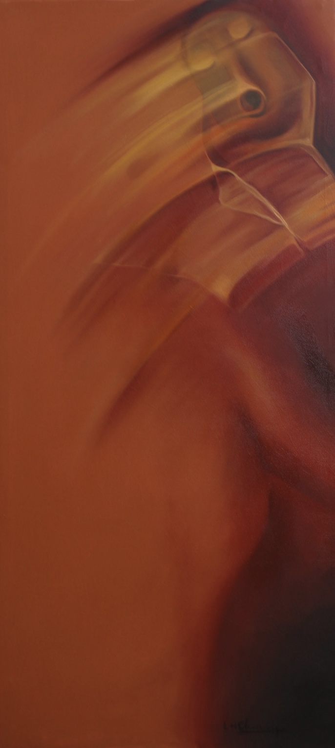 Keep moving II — Oil on canvas by LH Olanrewaju, 2026