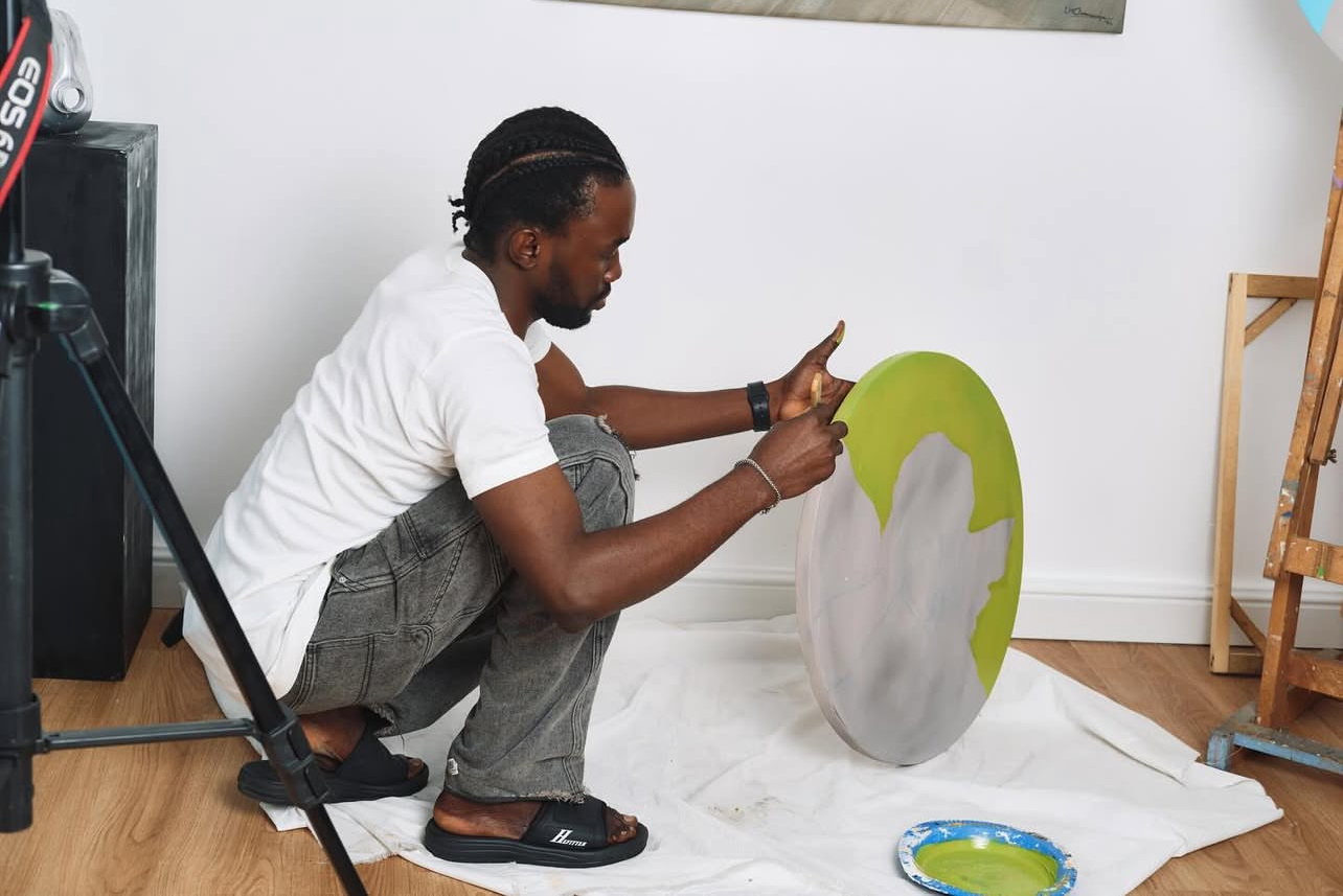 LFG — contemporary painting by LH Olanrewaju
