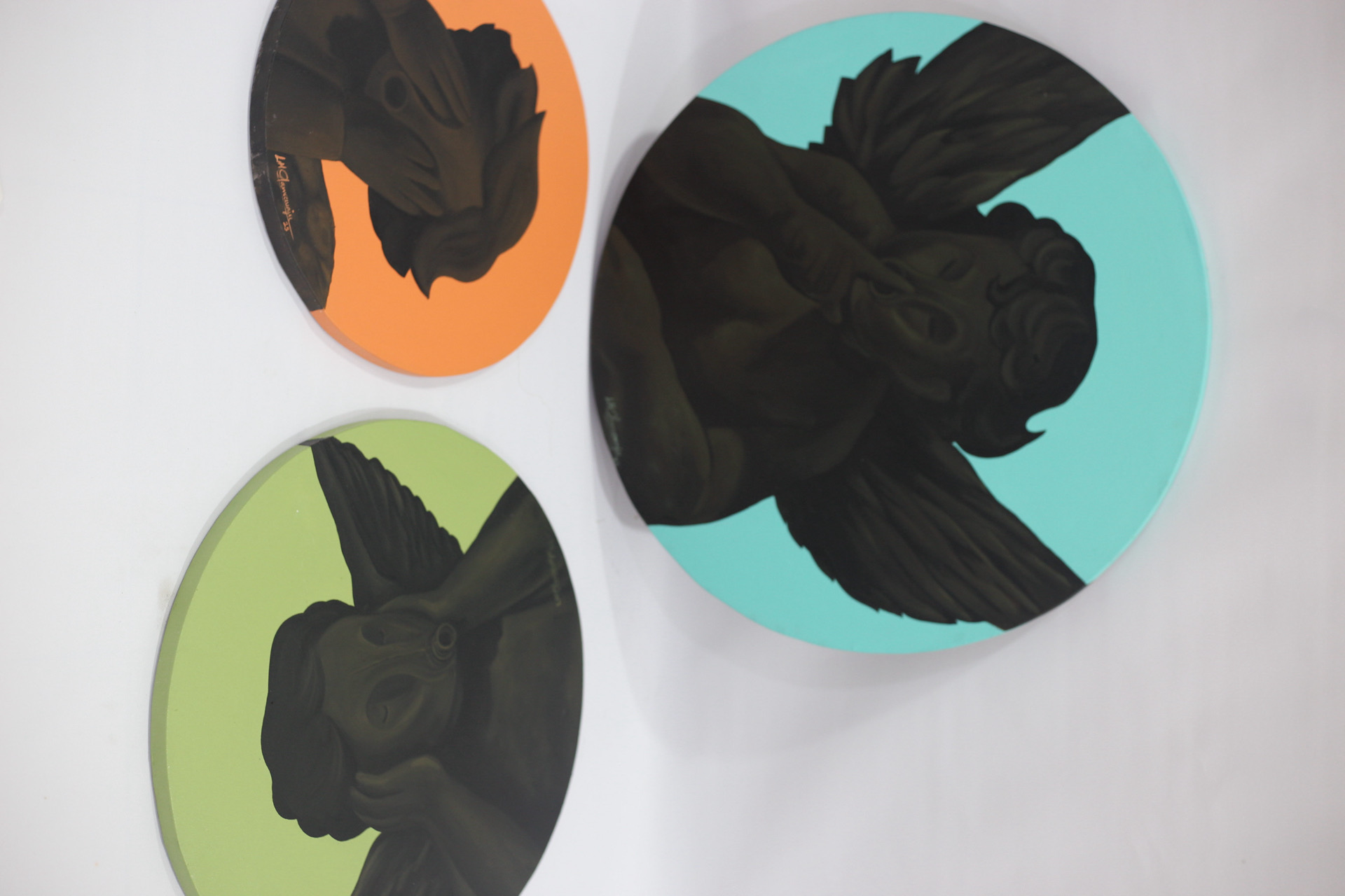 See no evil, speak no evil, hear no evil — detail