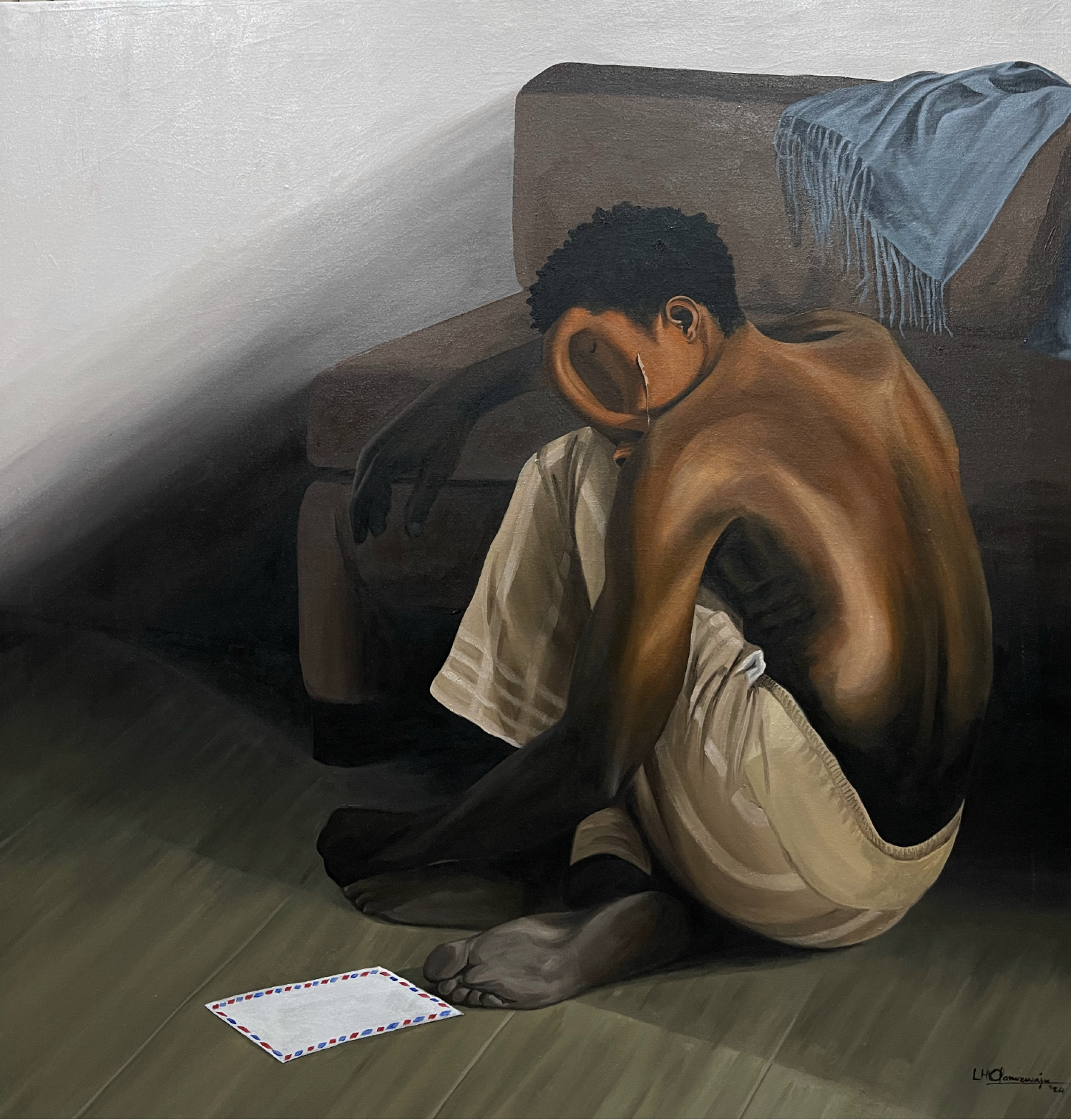 Convergence — Acrylics On Canvas by LH Olanrewaju, 2024
